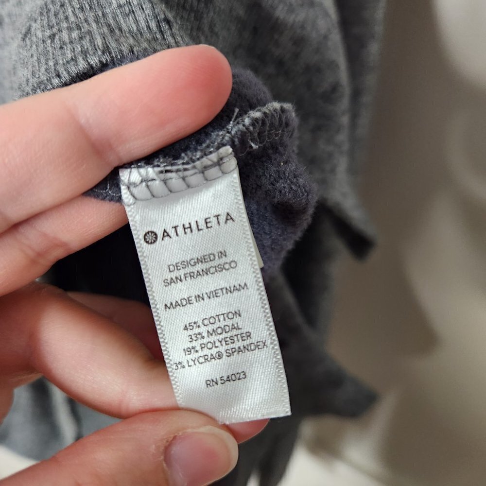 Athleta Grey Coaster Luxe Pullover Sweatshirt - image 5